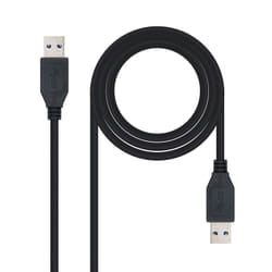 Nanocable 10.01.1002-BK cavo USB USB 3.2 Gen 1 (3.1 Gen 1) 2 m USB A Nero