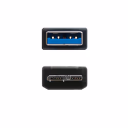 Nanocable 10.01.1102-BK cavo USB USB 3.2 Gen 1 (3.1 Gen 1) 2 m USB A Micro-USB B Nero - Vista aggiuntiva 3