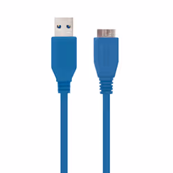 Nanocable 10.01.1101-BL cavo USB USB 3.2 Gen 1 (3.1 Gen 1) 1 m USB A Micro-USB B Blu