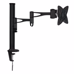 TooQ DB1023TN-B, 15 kg, 33 cm (13"), 58,4 cm (23"), 100 x 100 mm, Regolazione altezza, Nero