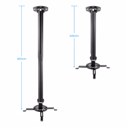TooQ PJ3030TN-B supporto per proiettore Soffitto Nero