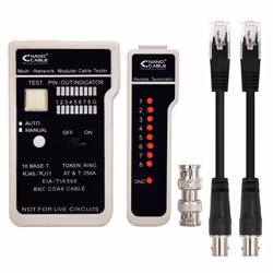 Nanocable 10.31.0303, BNC, RJ-11, RJ-12, RJ-45, Nero, Bianco, STP/UTP, RoHS, 3 cm, 110 mm
