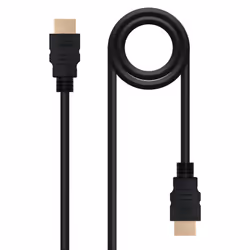 Nanocable HDMI, 7m, 7 m, HDMI tipo A (Standard), HDMI tipo A (Standard), 4096 x 2160 Pixel, 10,2 Gbit/s, Nero