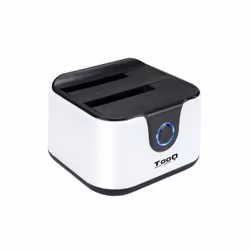 TooQ TQDS-802, HDD, SATA, Seriale ATA II, Serial ATA III, 2.5,3.5", 3 TB, 5 Gbit/s, Nero, Bianco