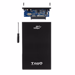 TooQ TQE-2522B contenitore di unità di archiviazione Custodia per Disco Rigido (HDD) Nero 2.5" - Vista aggiuntiva 6