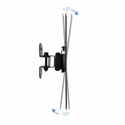 TooQ LP1942TN-B Supporto TV a parete 106,7 cm (42") Nero - Vista aggiuntiva 3