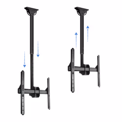 TooQ LPCE1155TSLI-B Supporto per display espositivi 139,7 cm (55") Nero