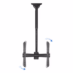 TooQ LPCE1155TSLI-B Supporto per display espositivi 139,7 cm (55") Nero - Vista aggiuntiva 7