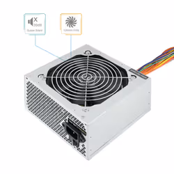 TooQ Fonte Ecopower II alimentatore per computer 500 W 20+4 pin ATX ATX Argento - Vista aggiuntiva 4