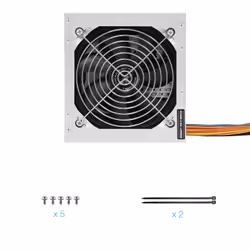 TooQ Fonte Ecopower II alimentatore per computer 500 W 20+4 pin ATX ATX Argento - Vista aggiuntiva 8