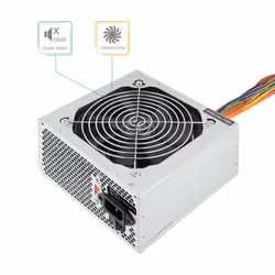 TooQ TQEP-500S-INT alimentatore per computer 500 W 24-pin ATX ATX Argento - Vista aggiuntiva 4
