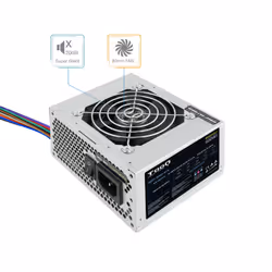 TooQ Fonte Ecopower II alimentatore per computer 500 W 20+4 pin ATX SFX Argento - Vista aggiuntiva 7