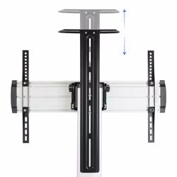 TooQ FS1870M-B Supporto per display espositivi 37" Nero, Argento - Vista aggiuntiva 7