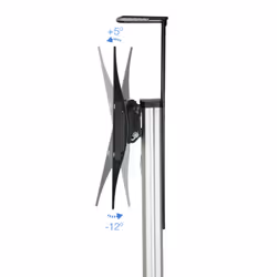 TooQ FS1870M-B Supporto per display espositivi 37" Nero, Argento - Vista aggiuntiva 8