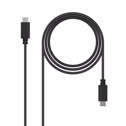 Nanocable USB 2.0, 0.5m, 0,5 m, USB C, USB C, USB 2.0, Maschio/Maschio, Nero