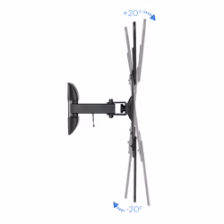 TooQ LP2255TN-B Supporto TV a parete 55" Nero - Vista aggiuntiva 6