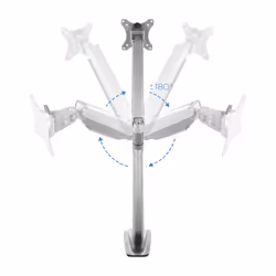 TooQ DB3032TNR-S Supporti a parete per TV 32" Scrivania Argento - Vista aggiuntiva 6