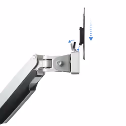 TooQ DB3132TNR-S Supporti a parete per TV 81,3 cm (32") Scrivania Argento - Vista aggiuntiva 7