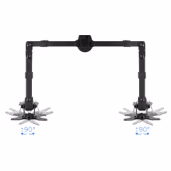 TooQ DB1232TN-B Supporti a parete per TV 32" Scrivania Nero - Vista aggiuntiva 5