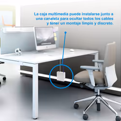 Nanocable 10.35.0003 cassetta di scarico RJ-45 Bianco - Vista aggiuntiva 7