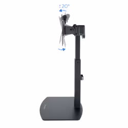 TooQ DB1727TN-B Supporti a parete per TV 27" Scrivania Nero - Vista aggiuntiva 7