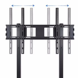 TooQ FS20100M-B Supporti a parete per TV 2,54 m (100") Pavimento Nero - Vista aggiuntiva 6