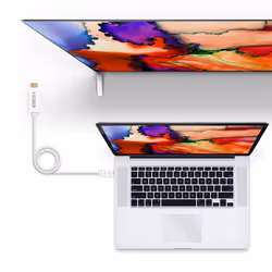 Nanocable 10.15.4005 cavo e adattatore video 5 m Mini DisplayPort HDMI tipo A (Standard) Bianco - Vista aggiuntiva 4