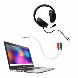 Nanocable 10.24.1201 cavo audio 0,2 m 3.5mm 2 x 3.5mm Bianco - Vista aggiuntiva 4
