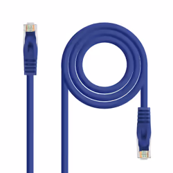 Nanocable 10.20.1801-BL, 1 m, Cat6a, U/UTP (UTP), RJ-45, RJ-45, Blu