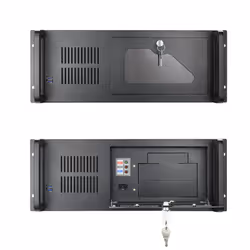 TooQ -406N-USB3 rack 4U Da parete Nero - Vista aggiuntiva 4