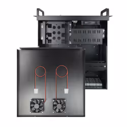 TooQ -406N-USB3 rack 4U Da parete Nero - Vista aggiuntiva 5