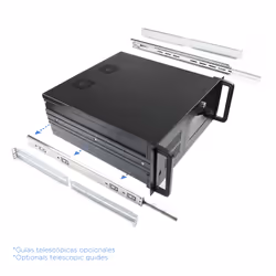 TooQ -406N-USB3 rack 4U Da parete Nero - Vista aggiuntiva 8