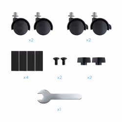 TooQ UMCS0004-B supporto per CPU Supporto CPU a carrello Nero - Vista aggiuntiva 6