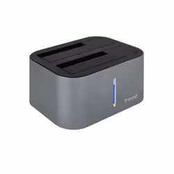 TooQ TQDS-805G, HDD, SSD, SATA, 2.5,3.5", 8 TB, USB 3.2 Gen 1 (3.1 Gen 1) Type-B, Alluminio