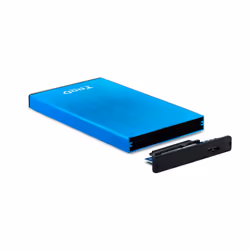 TooQ TQE-2527BL contenitore di unità di archiviazione Custodia per Disco Rigido (HDD) Nero, Blu 2.5" - Vista aggiuntiva 4