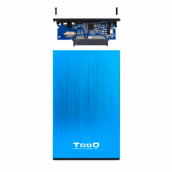 TooQ TQE-2527BL contenitore di unità di archiviazione Custodia per Disco Rigido (HDD) Nero, Blu 2.5" - Vista aggiuntiva 6