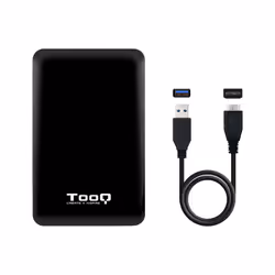 TooQ TQE-2538B contenitore di unità di archiviazione Custodia per Disco Rigido (HDD) Nero, Grigio 2.5" - Vista aggiuntiva 5