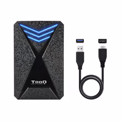 TooQ TQE-2550BL contenitore di unità di archiviazione Box esterno HDD/SSD Nero 2.5" - Vista aggiuntiva 5