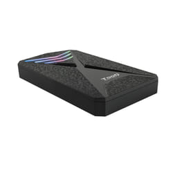 TooQ TQE-2550RGB contenitore di unità di archiviazione Box esterno HDD/SSD Nero 2.5"