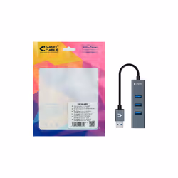 Nanocable 10.16.4402 hub di interfaccia USB 3.2 Gen 1 (3.1 Gen 1) Type-A Grigio - Vista aggiuntiva 4
