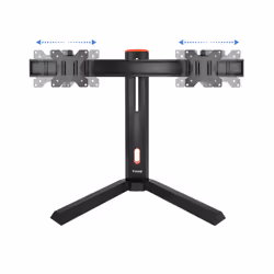 TooQ DB1402TN-B Supporti a parete per TV 68,6 cm (27") Scrivania Nero, Rosso