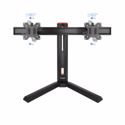 TooQ DB1402TN-B Supporti a parete per TV 68,6 cm (27") Scrivania Nero, Rosso - Vista aggiuntiva 4