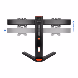 TooQ DB1402TN-B Supporti a parete per TV 68,6 cm (27") Scrivania Nero, Rosso - Vista aggiuntiva 5
