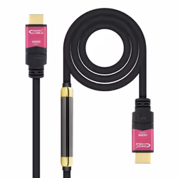 Nanocable 10.15.3725, 25 m, HDMI tipo A (Standard), HDMI tipo A (Standard), Compatibilità 3D, Audio Return Channel (ARC), Ner ...