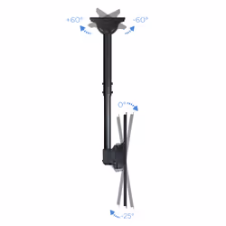 TooQ LPCE1170TSLI-B Supporto per display espositivi 70" Nero - Vista aggiuntiva 5