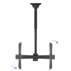 TooQ LPCE1170TSLI-B Supporto per display espositivi 70" Nero - Vista aggiuntiva 7