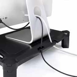 TooQ MMPSSD01 Supporti a parete per TV Scrivania Nero - Vista aggiuntiva 8