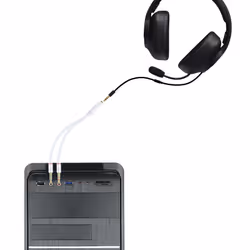 Nanocable 10.24.1203 cavo audio 0,2 m 2 x 3.5mm 3.5mm Bianco - Vista aggiuntiva 5