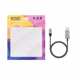 Nanocable 10.15.5102 cavo e adattatore video 1,8 m USB tipo-C HDMI Alluminio, Nero - Vista aggiuntiva 6
