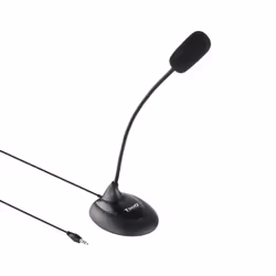 TooQ TQMM-213, Microfono per laptop, -45 dB, 100 - 16000 Hz, 2200 Ω, Omnidirezionale, Cablato